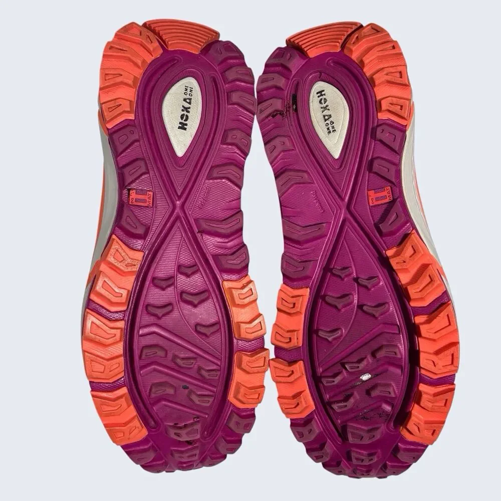 Hoka One One Mafate Speed Trail Running Sneaker Womens US 7 Purple Pink